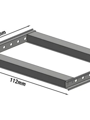 Rám do pizza pece - 1120x1080x80 mm - nerezová ocel - kompatibilní s GEP6T & GEP6T#GEP6T Značkový