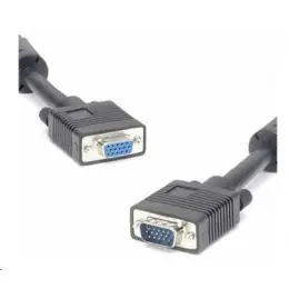 Dokud Zásoby Vydrží PREMIUMCORD Kabel VGA prodlužovací 5m (HD15M/F, dvojité stínění, feritová jádra)