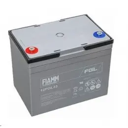 Baterie - Fiamm 12 FGL33 (12V/33Ah - M6) životnost 10let Nízká Cena