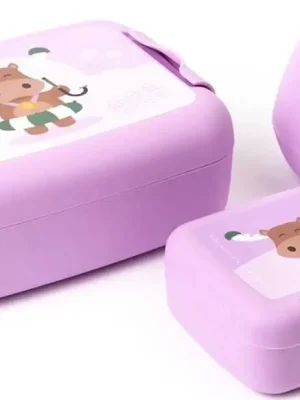 Finální Výprodej DBP Plastic Dětská sada na svačinu los, fialová